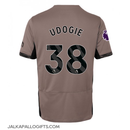 Tottenham Hotspur Destiny Udogie #38 Kolmaspaita Naiset 2023-24 Lyhythihainen